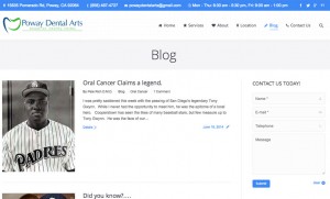 Blogging capabilities to add more content